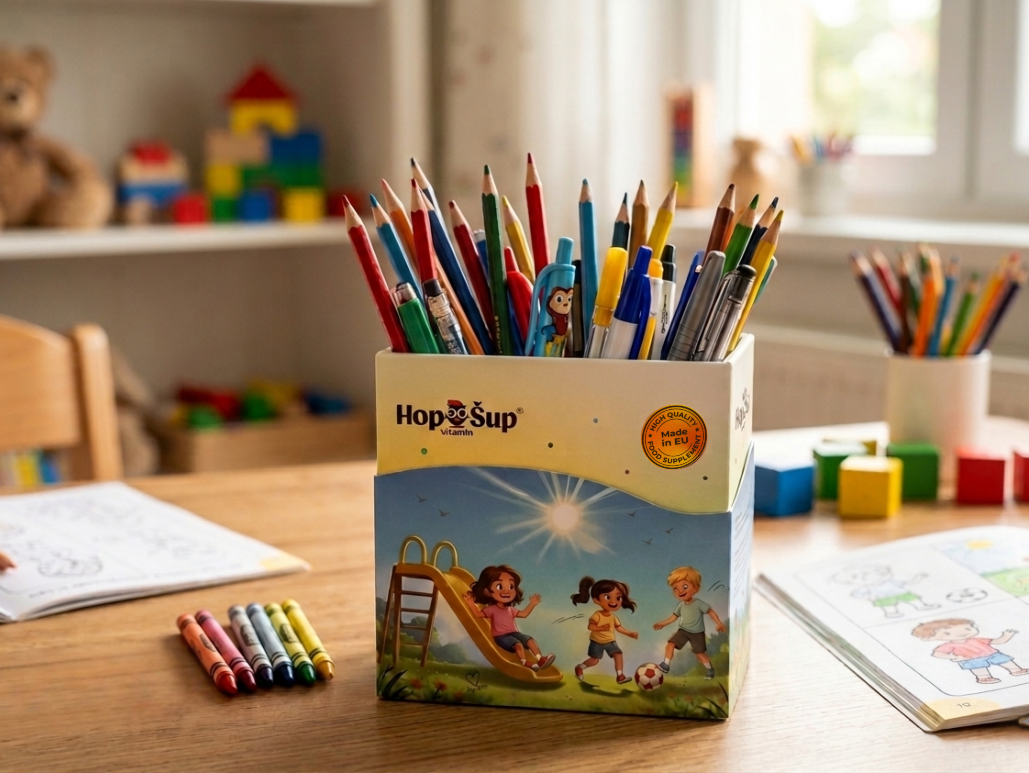 Hop Šup s ceruzkami